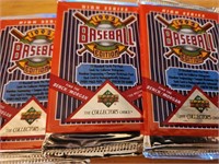 Baseball Sealed Pack Lot of 3 1992 Upper Deck
