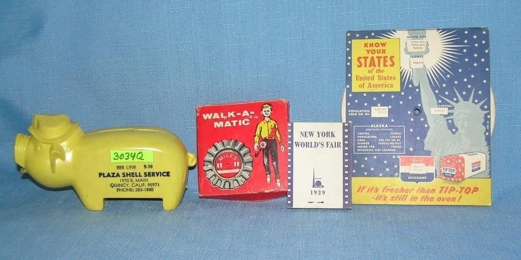 Group of 4 great early advertising pieces