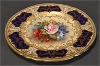 Aynsley Porcelain Cabinet Plate,