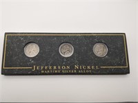 Jefferson Nickel Wartime Silver Alloy