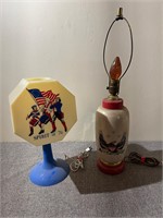 Pair of Americana Table Lamps