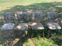 4 retro dinette chairs