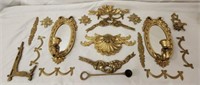 Estate Lot of Brass and Brass Like Decor and More