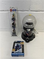 Star Wars lego, jelly belly, playing cards- WC