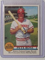 1979 TOPPS PETE ROSE 1978 RECORD BREAKER REDS