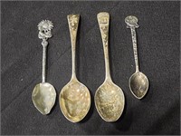 (4) .925 Silver Spoons