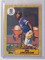 1987 TOPPS BO JACKSON FUTURE STARS ROYALS