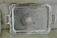 Silverplate On Copper Tray