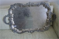 Silverplate On Copper Tray