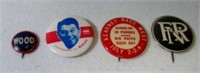 4 Asst Campaign & Other Buttons