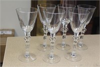 Vintage Nude Stem Goblets