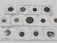 13- 1800's German Coins - Not Silver