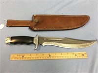 DNZ Damascus blade buck knife        (j 4)