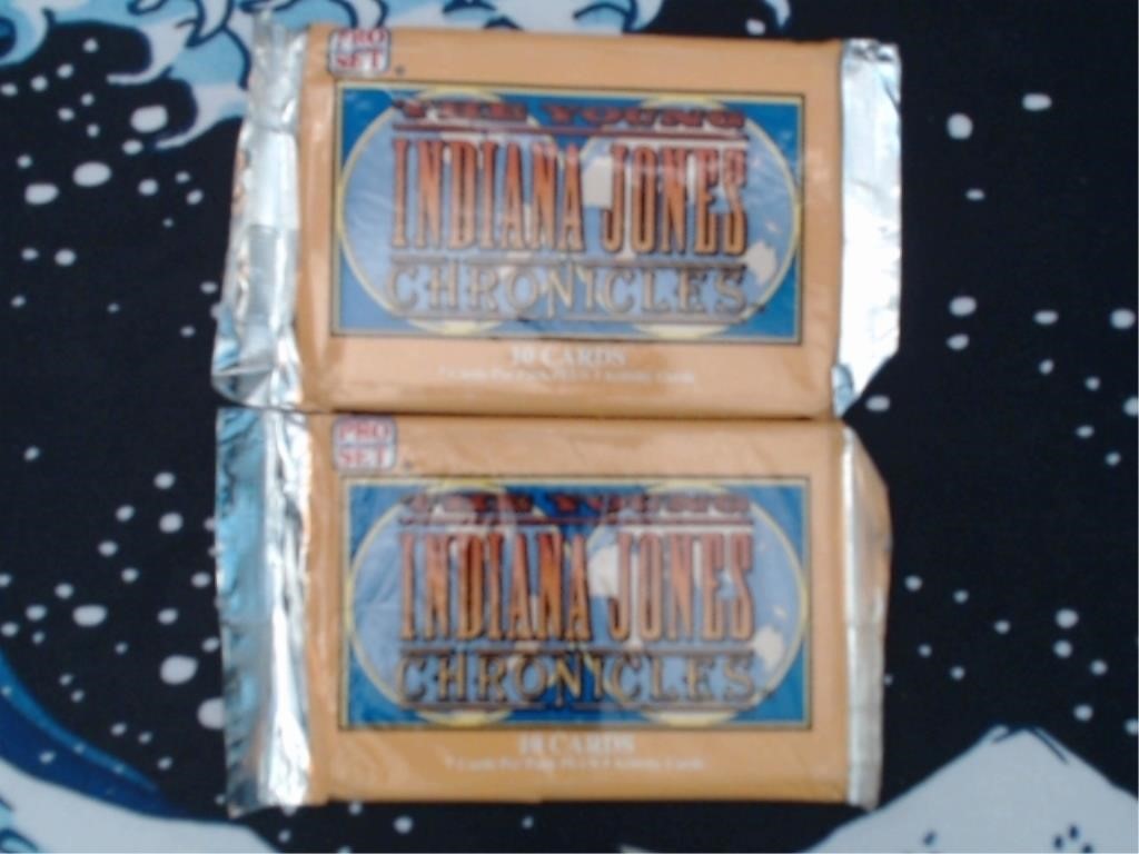 x2 Indiana Jones Chronicles 10 Card Packs Sealed