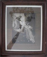 Vintage Wooden Framed Return of Persephone