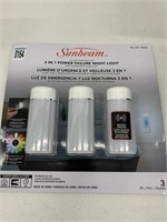 SUNBEAM 3 IN 1 POWER FAILURE NIGHT LIGHT