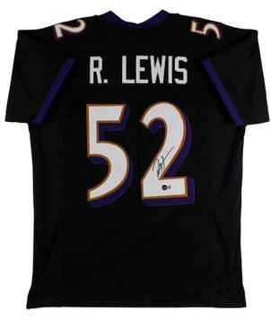 Ray Lewis Signed  Jersey PSA Or BAS COA
