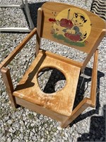 Vintage Childs Potty Seat