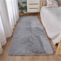 Area Rug for Bedroom (Gray  48 x 79) 3.9*6.5 ft Gr