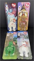 Vtg McDonald Beanie Baby Set 4