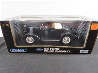 Welly 1936 Ford Deluxe Cabriolet 1:18 Scale