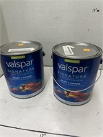 2 cnt Gallons of Valspar Ultra White Paint+Primer