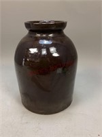 Brown Stoneware Crock