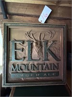ELK NOUNTAIN AMBER ALE  WALL  SIGN