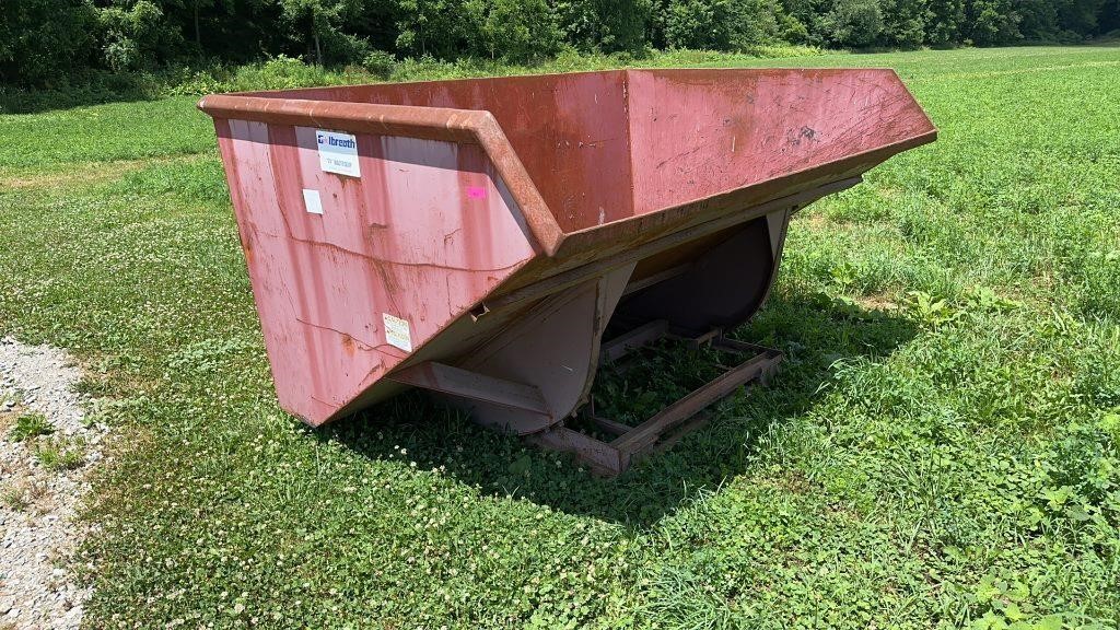 Pallet Fork Dumpster 72x100” -Very Heavy!