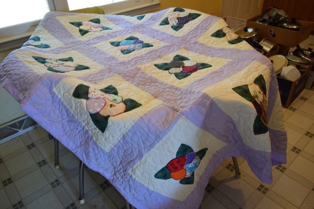 61" x 79" Handmade Quilt