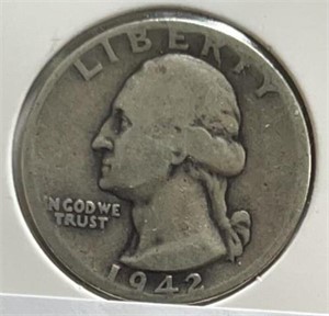 1942S Washington Quarter Silver