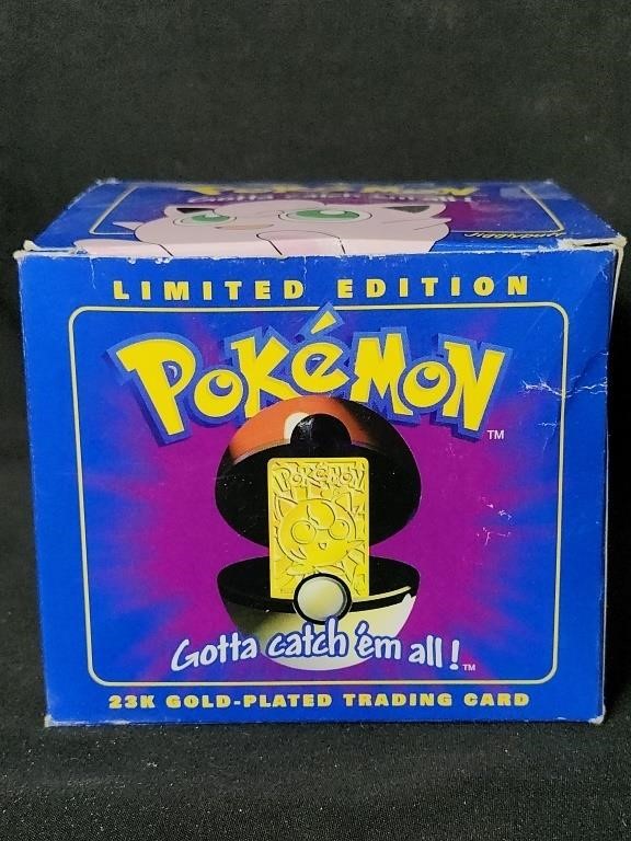 Pokémon Limited Edition Ball & Gold Plated Card