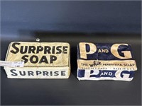 2 Vintage Surprise soap & Procter & Gamble 4"&4.5"