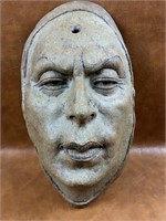Signed Michael Barnes Ceramic Mask