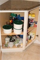 Contents of 2 Kitchen Cabinets