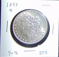 1898-O Morgan Dollar UNC.
