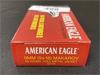 American Eagle 9mm (9x18) Makarov ammo.