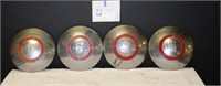 Set of 4 Vintage Plymouth Hubcaps