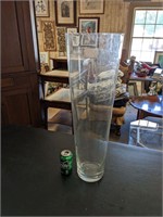 26.5" Clear Glass Vase