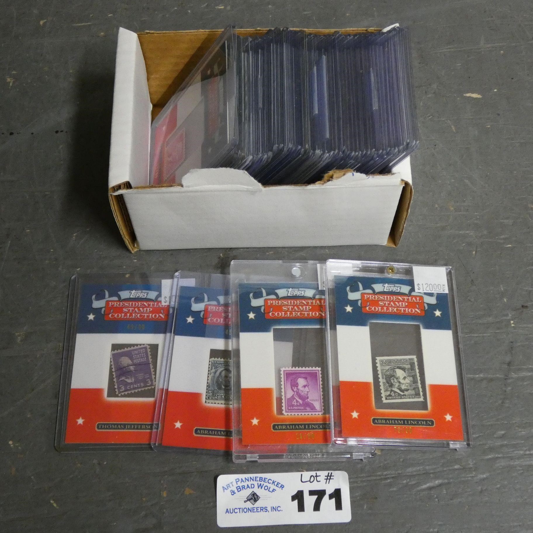 Topps Presidental Stamp Collection #'d Cards