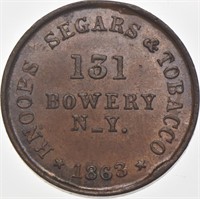 1863 Segars & Tobacco Civil War Token NY630 C