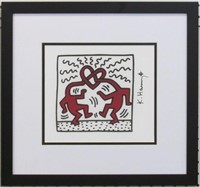 HEART HEADS GICLEE BY KEITH HARING