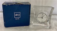 Mikasa Elite Glass Clock