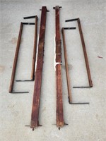 Antique Bed Rail And Slats