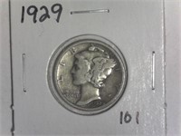 1929 Mercury Dime