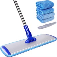 Professional Microfiber Mop  Stainless Steel Handl