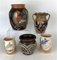 Selection of Pottery - Chile, Williamsburg, Brazil