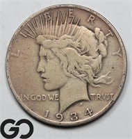 1934-S Peace Dollar