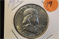 1950 Franklin Silver Half Dollar