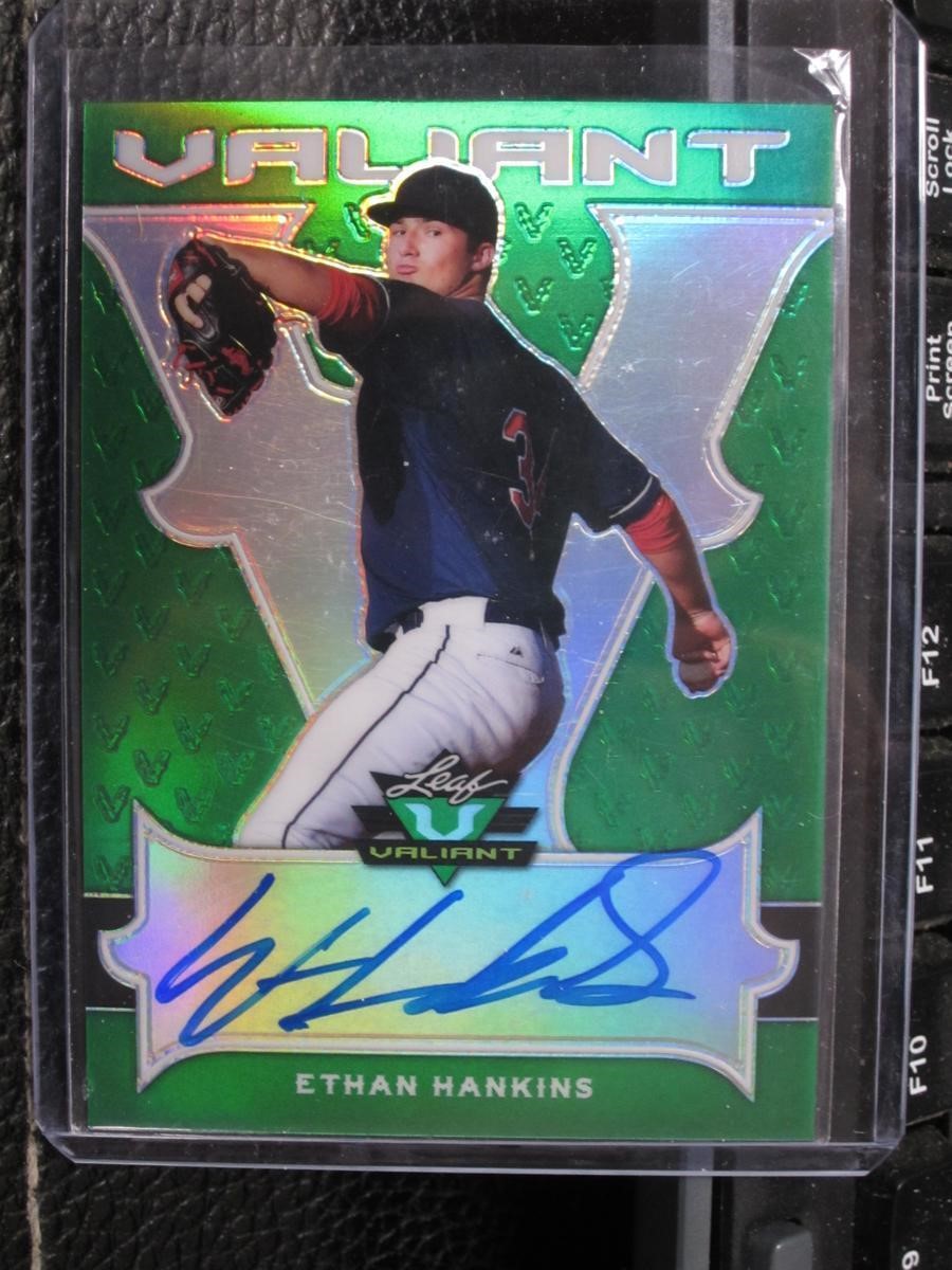 2018 LEAF VALIANT ETHAN HANKINS AUTOGRAPH